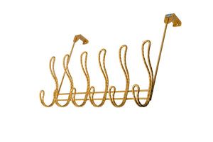 Twisted Design OTD Hook Rack with 6 Hooks(Gold)