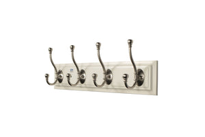 18" Ruth Wall Mounted Hook Rack with 4 Hooks