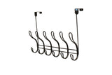 Twisted Design OTD Hook Rack with 6 Hooks(Black)